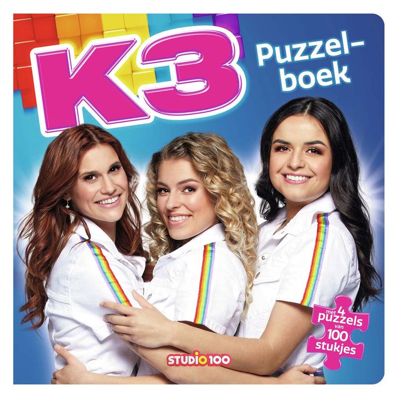 Load image into Gallery viewer, Studio 100 k3 puzzelboek - een nieuw begin