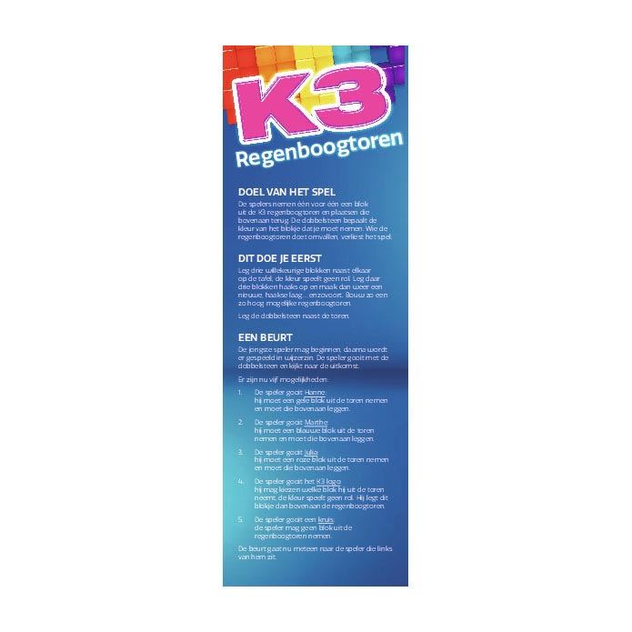 Load image into Gallery viewer, K3 regenboogtoren stapel en balansspel