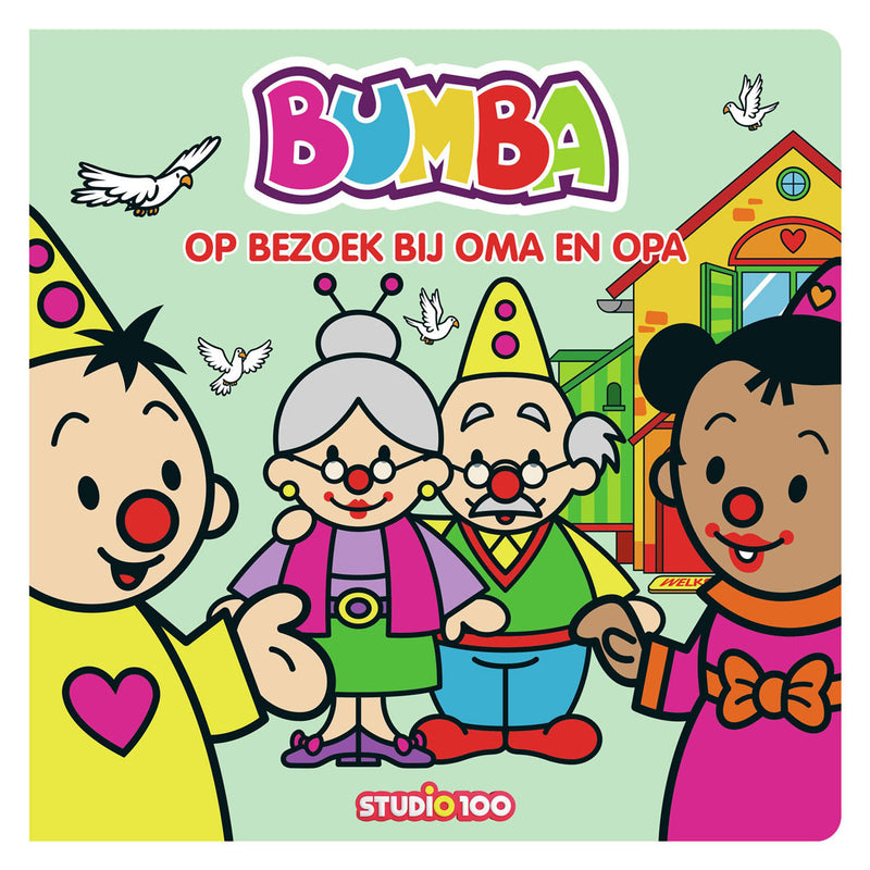 Load image into Gallery viewer, Studio 100 bumba kartonboek - op bezoek bij oma en opa