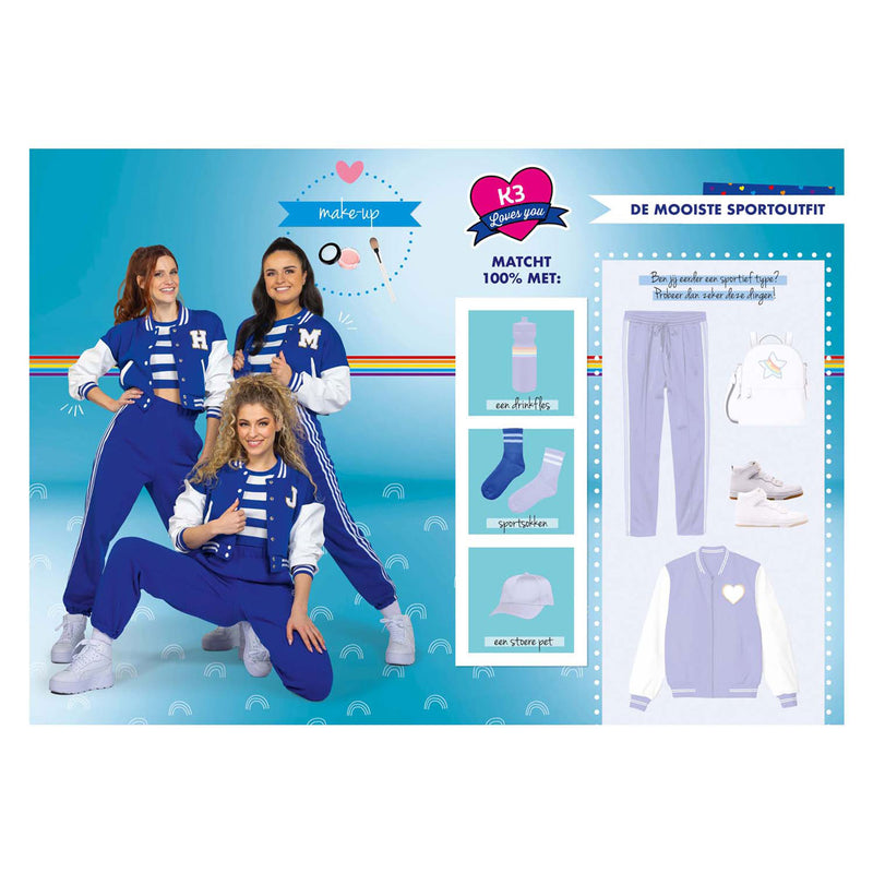Load image into Gallery viewer, K3 stickerboek - outfit stickerboek - met meer dan 70 stickers
