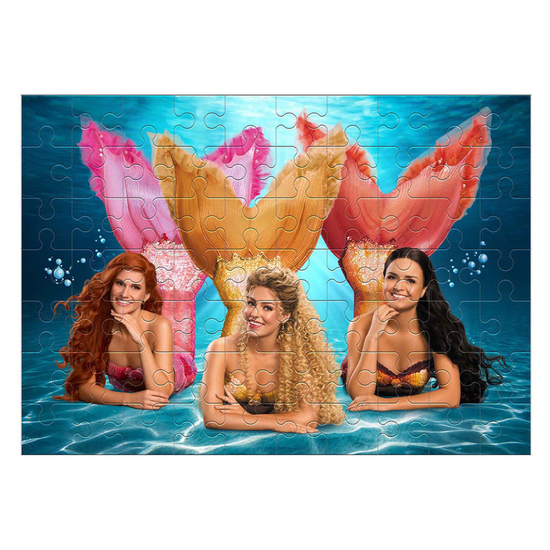 Load image into Gallery viewer, K3 legpuzzel - lied van de zeemeermin, 70st.
