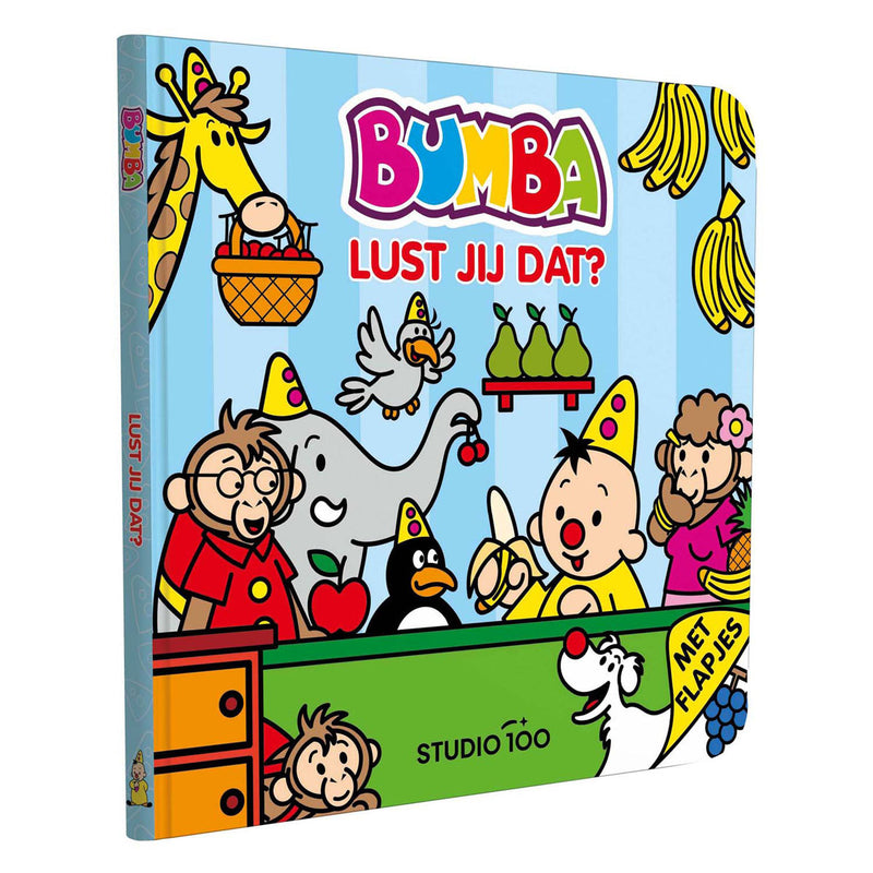 Load image into Gallery viewer, Studio 100 bumba kartonboek met flapjes - lust jij dat?