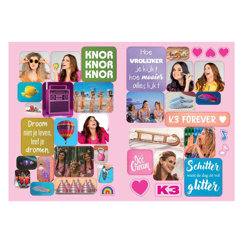 Load image into Gallery viewer, Studio 100 k3 stickerboek - stickerfun xl