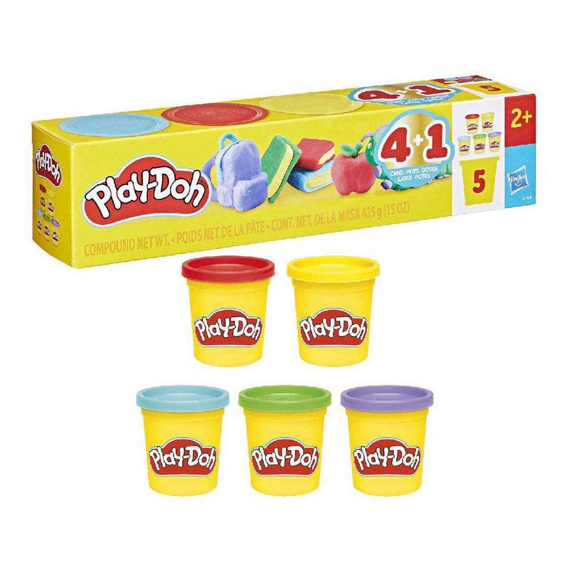 Load image into Gallery viewer, Play-doh back to school - 5 kleipotjes