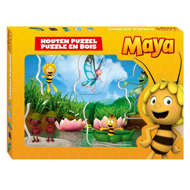 Load image into Gallery viewer, Studio 100 maya houten puzzel met dikke stukken - formaat a4