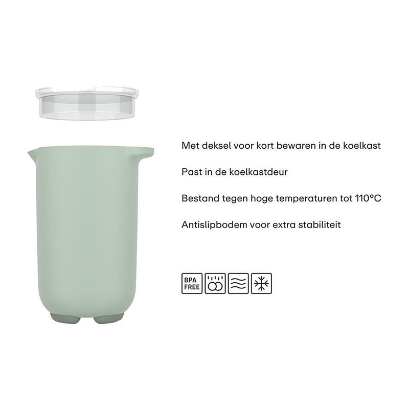 Load image into Gallery viewer, Mepal mixbeker met deksel 1l chalk