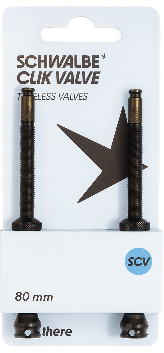Load image into Gallery viewer, Schwalbe tubeless ventiel scv 80 mm (2 stuks)