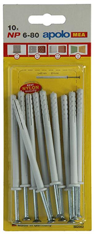 Load image into Gallery viewer, Celo 1015393 - 10 nylon nagelpluggen np 502662 6x80mm | 5 stuks