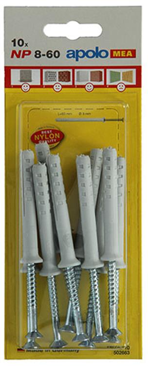 Load image into Gallery viewer, Celo 1015394 - 10 nylon nagelpluggen np 502663 8x60mm | 5 stuks