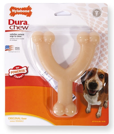 Load image into Gallery viewer, Nylabone extreme chew wishbone kipsmaak