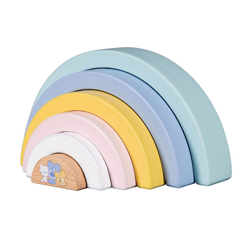 Load image into Gallery viewer, Rubo toys woezel en pip baby regenboog