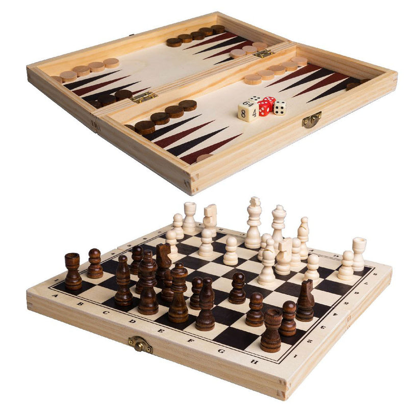 Load image into Gallery viewer, Clown games 3in1 spellendoos hout