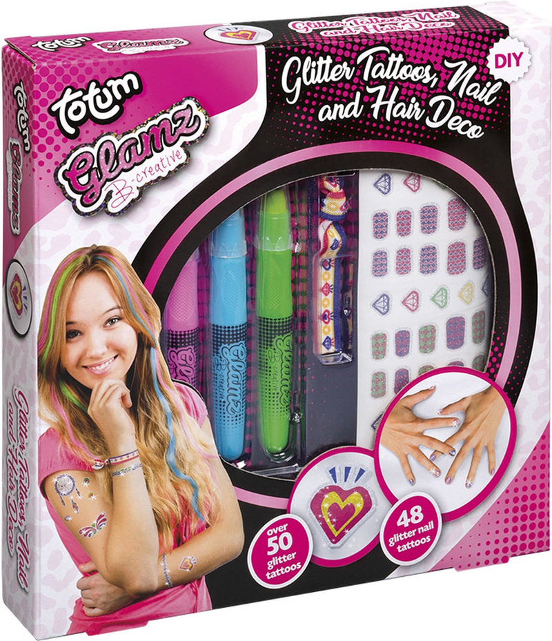 Load image into Gallery viewer, Totum glamz: nagel- en tatoeagesset