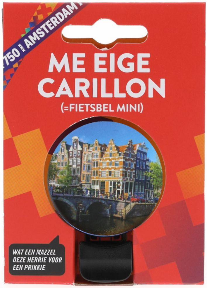Load image into Gallery viewer, Busch muller fietsbel mirage - amsterdam 750 - gracht in mokum