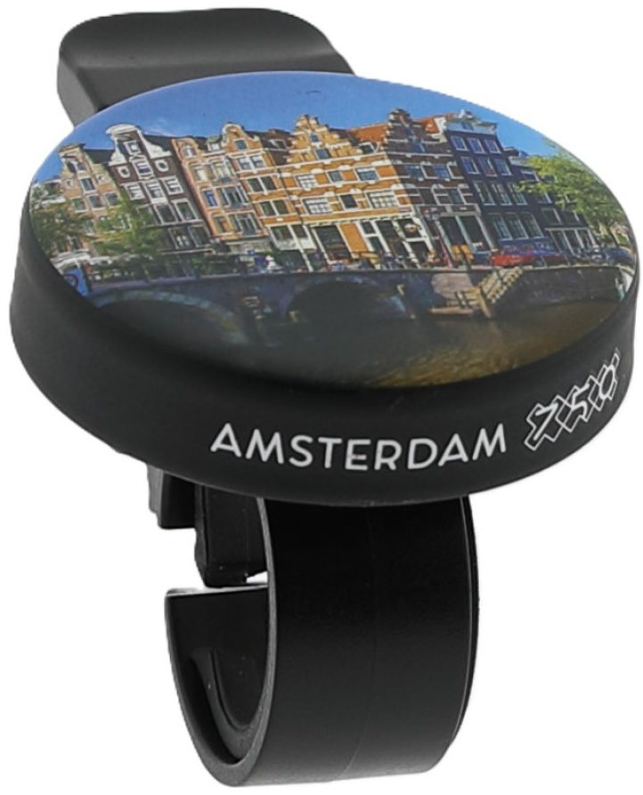 Load image into Gallery viewer, Busch muller fietsbel mirage - amsterdam 750 - gracht in mokum