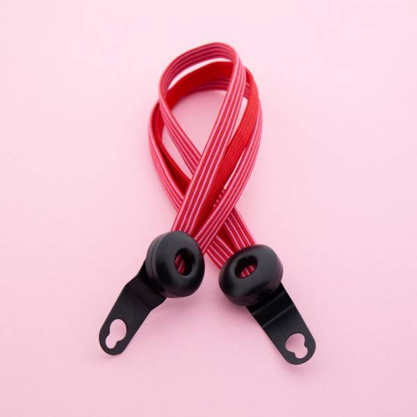 Load image into Gallery viewer, Qibbel widek snelbinder venture 24 zwarte beugels rood roze