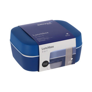 Load image into Gallery viewer, Amuse lunchbox 3-in-1 navy | 2 stuks