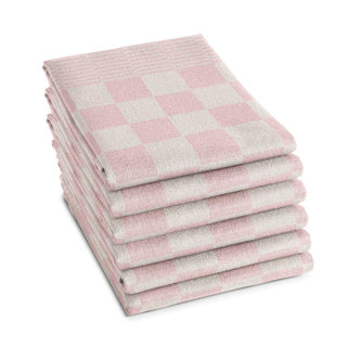 Load image into Gallery viewer, Ddddd theedoek barbeque 65x65 pastel pink | 6 stuks