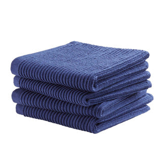 Load image into Gallery viewer, Ddddd vaatdoek basic blauw 30x30cm 4st