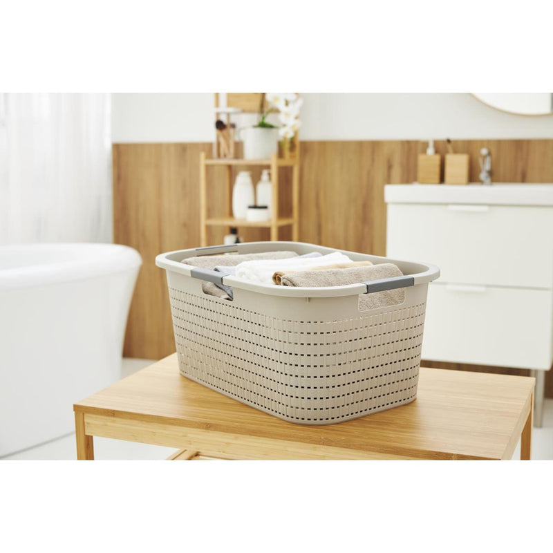 Load image into Gallery viewer, Rotho wasmand country 40l cappuccino