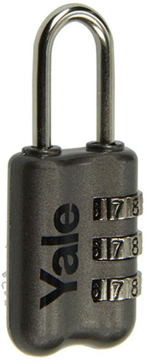 Afbeelding laden in galerijviewer, Yale 1018569 - bagage-cijferhangslot grijs yp2 23 128 1g 23mm | 5 stuks