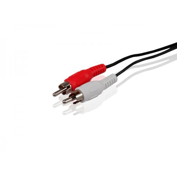 Afbeelding laden in galerijviewer, Conceptronic clcinch5 rca audio cable, 2x rca -> 2x rca, m m, 5m, black