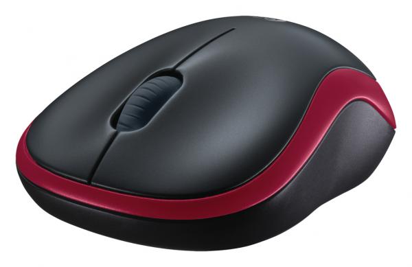 Load image into Gallery viewer, Muis logitech m185 draadloos zwart, rood
