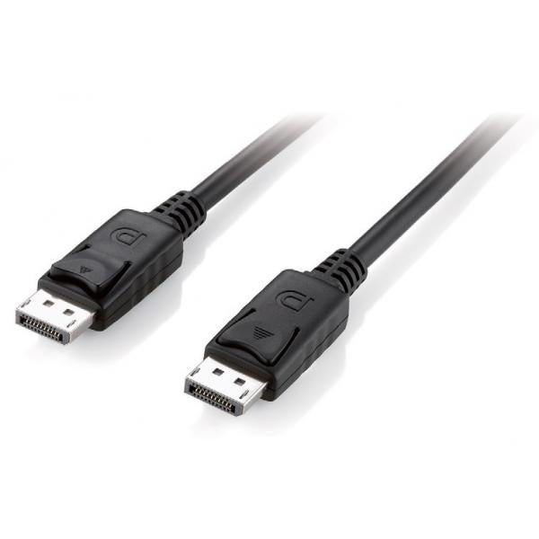Load image into Gallery viewer, Equip 119331 displayport cable w latch, m m, 1m, black