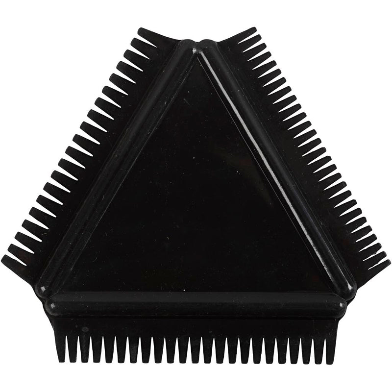 Afbeelding laden in galerijviewer, Https: www.cchobby.nl structuurkam-van-rubber-afm-9-cm-zwart-1-stuk