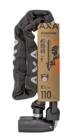 Load image into Gallery viewer, Axa kettingslot absolute 8-110 - zwart