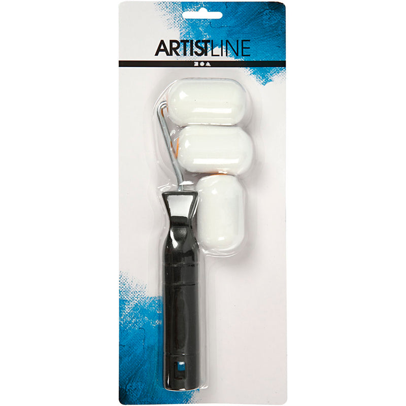 Afbeelding laden in galerijviewer, Https: www.cchobby.nl verfroller-b-6-cm-1-set