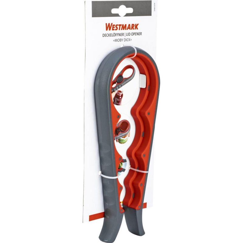 Load image into Gallery viewer, Westmark pot-, deksel- en flesopener,, lengte: 23 cm, hoogwaardig kunststof, moby dick, antraciet rood, 10482270