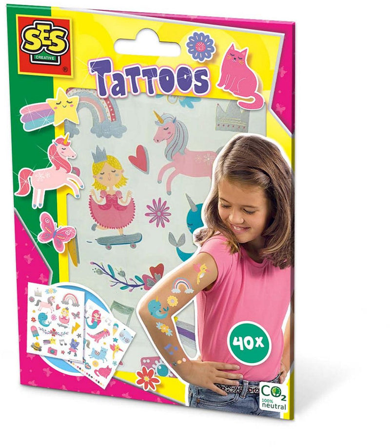 Afbeelding laden in galerijviewer, Ses creative ses tattoos voor kinderen - sprookjes
