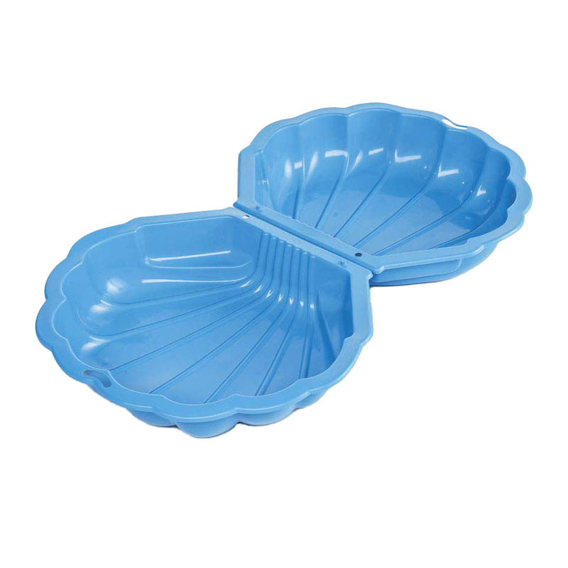 Load image into Gallery viewer, Paradiso toys Zandbak met deksel Schelp 87 x 78 x 18 cm blauw