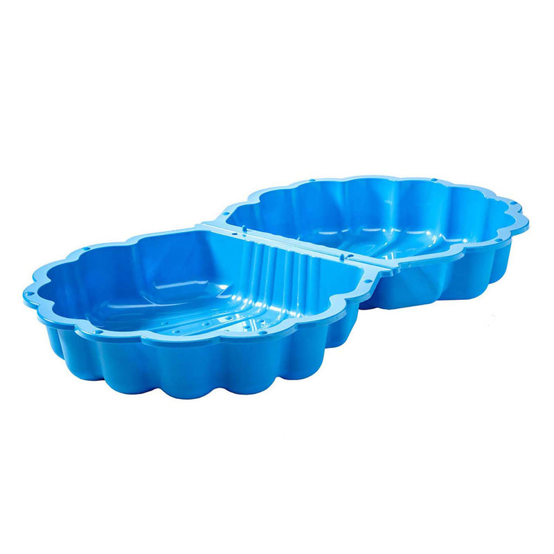 Load image into Gallery viewer, Paradiso toys Zandbak met deksel Schelp 87 x 78 x 18 cm blauw