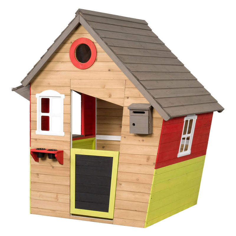 Load image into Gallery viewer, Swingking houten speelhuisje fairytale
