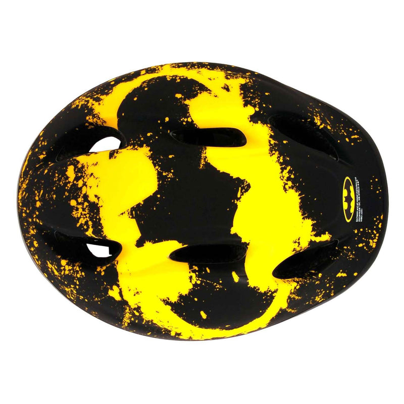 Load image into Gallery viewer, skate fietshelm Batman juniGoud 52-56 cm zwart geel