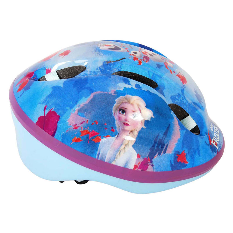 Load image into Gallery viewer, Disney Frozen fiets- skatehelm blauw roze maat 51-55 cm