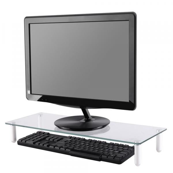 Load image into Gallery viewer, Neomounts nsmonitor10 lcd crt monitor standard lifter, 25 kg max, transparant modern desi
