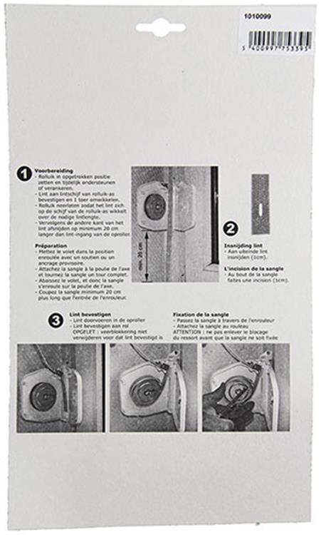 Load image into Gallery viewer, Mack 1010099 - 1 lintoproller orienteer baar bruin 6m 22mm | 5 stuks