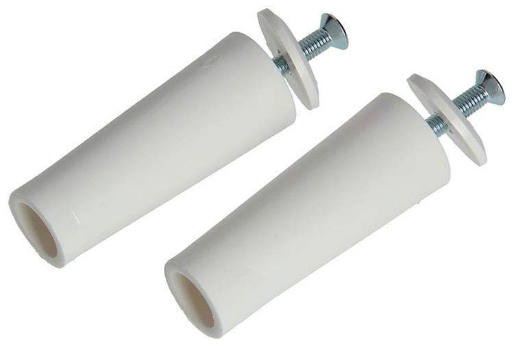 Load image into Gallery viewer, Mack 1010112 - 2 stootdoppen wit 60mm | 10 stuks
