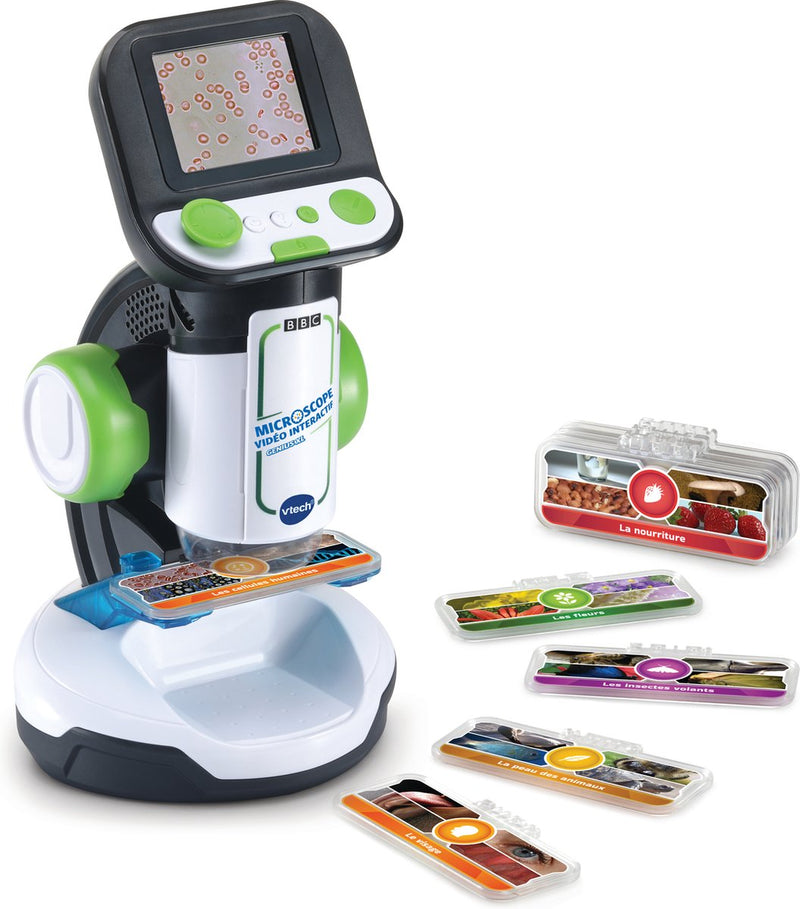 Afbeelding laden in galerijviewer, Vtech mijn interactieve video microscoop voor kinderen - educatief interactief speelgoed - maak kennis met de microscopisch kleine wereld - cadeau - vanaf 7 jaar