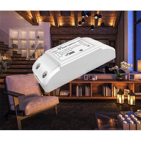 Load image into Gallery viewer, Woox r4967 smart wifi switch powered by tuya, 10a, 2300w, 100-240vac 50-60hz, wi-fi