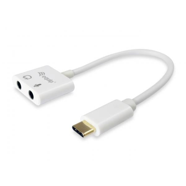 Load image into Gallery viewer, Equip 133460 usb to audio adapter, usb type-c -> 3.5mm jack