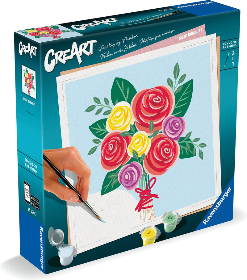 Load image into Gallery viewer, Ravensburger creart schilderen op nummer - rozen boeket