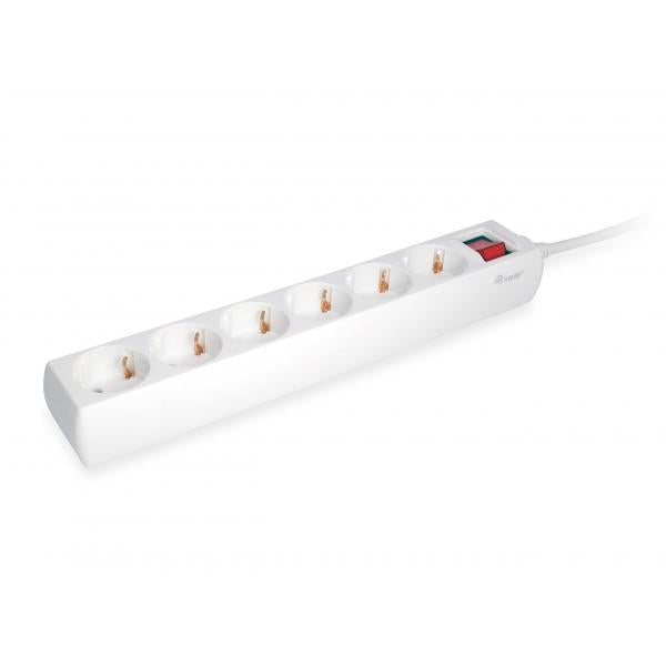 Afbeelding laden in galerijviewer, Equip 245552 6-outlet power strip with switch, 6x ac outlet(s) indoor, type f, 1.5 mm², 1.5 m