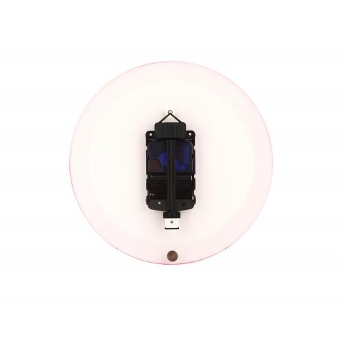 Load image into Gallery viewer, Nextime klok 2615ro focus, ø25 cm, wall, white red