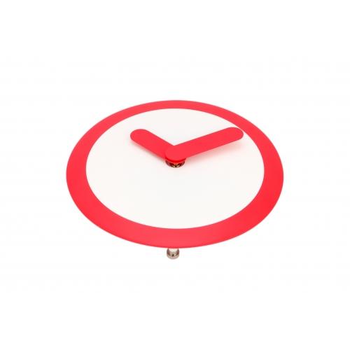 Load image into Gallery viewer, Nextime klok 2615ro focus, ø25 cm, wall, white red