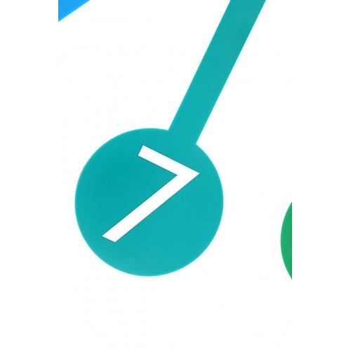 Load image into Gallery viewer, Nextime klok 2995di colour guide, ø 60 cm, wall, multi-color