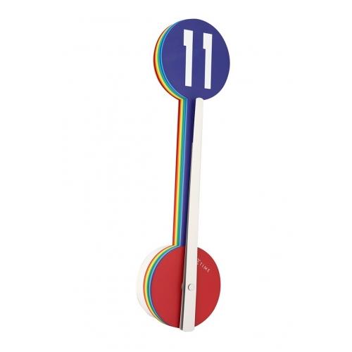 Load image into Gallery viewer, Nextime klok 2995di colour guide, ø 60 cm, wall, multi-color